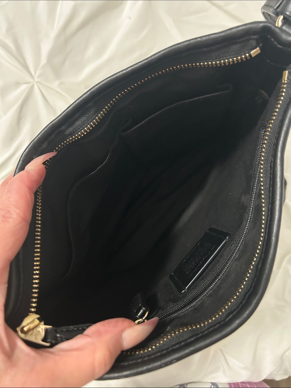 Coach Dark Brown Signature Messenger Bag - Picture 4 of 4